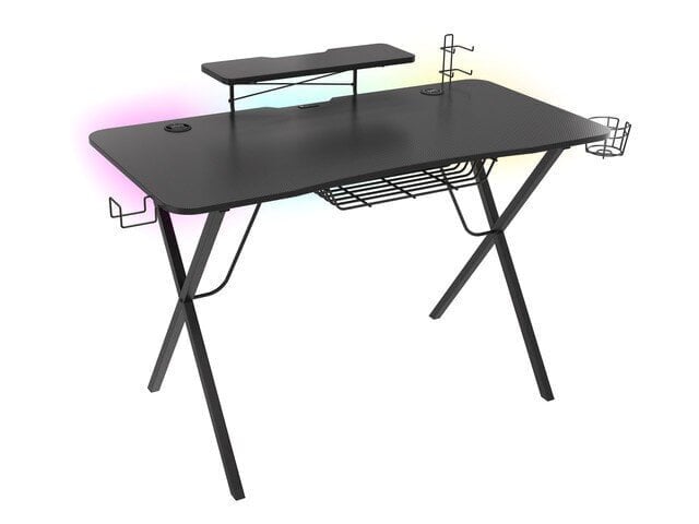 Genesis Gaming Desk, Holm 300 RGB hinta ja tiedot | Tietokonepöydät ja työpöydät | hobbyhall.fi