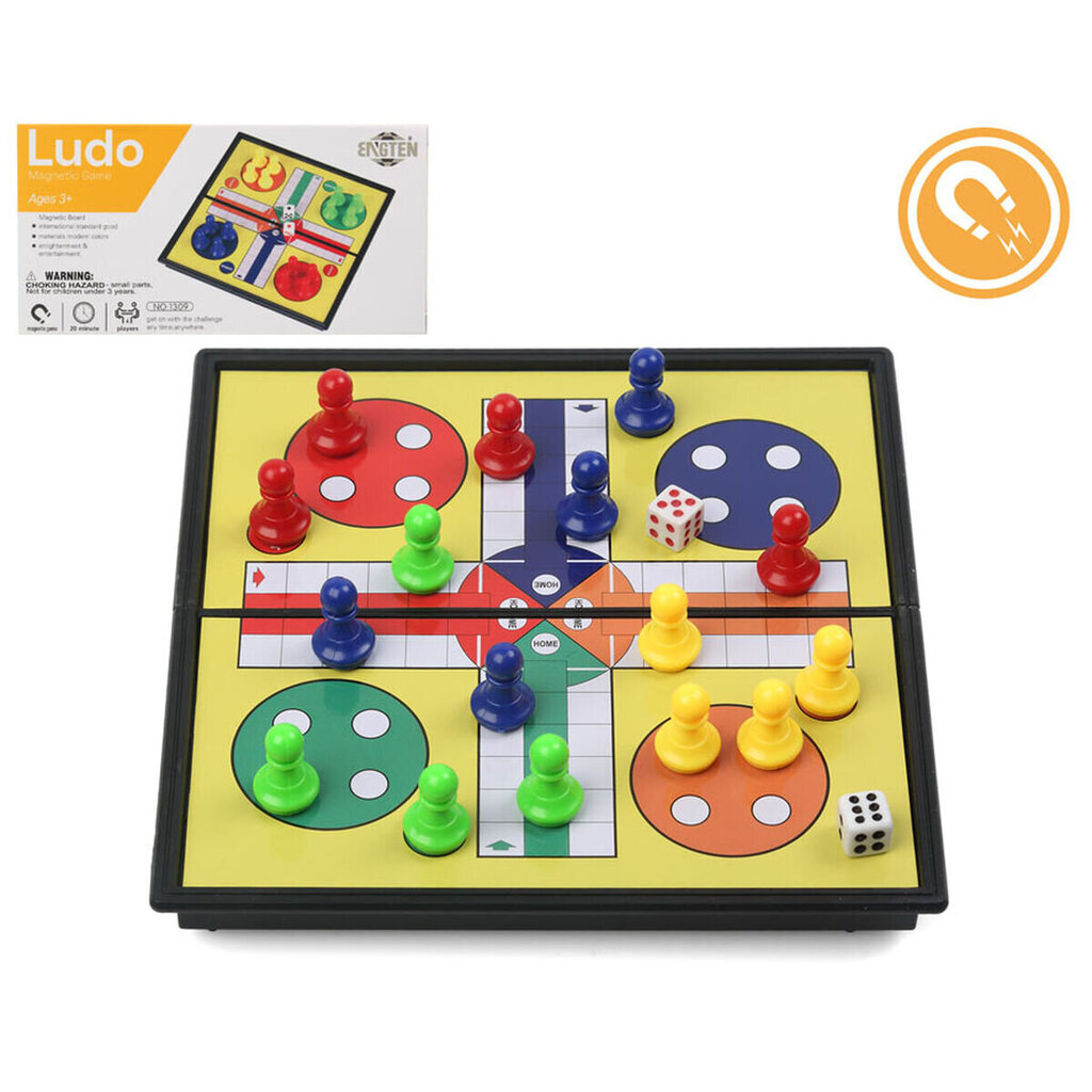 Lautapeli Magnetic Ludo hinta ja tiedot | Lautapelit ja älypelit | hobbyhall.fi