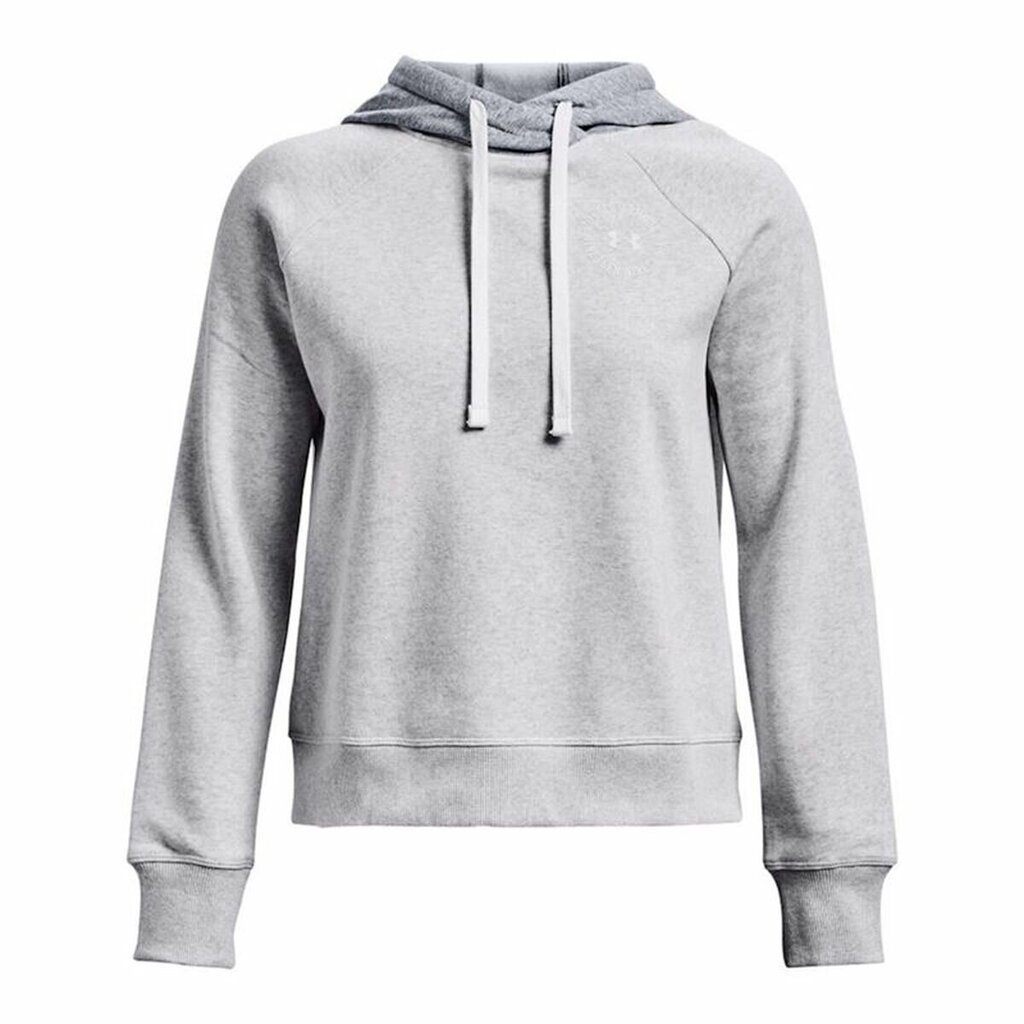 Under Armour Rival Fleece CB -huppari, harmaa hinta ja tiedot | Naisten hupparit, collegepaidat ja villapaidat | hobbyhall.fi