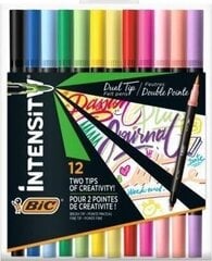 Bic Intensity Dual Tip kynät, 12 väriä hinta ja tiedot | Toimistotarvikkeet | hobbyhall.fi