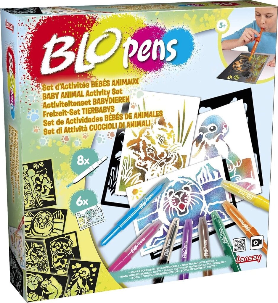 BLOPENS luova sarja 8 merkkieläintä 23549 hinta ja tiedot | Kirjoitusvälineet | hobbyhall.fi