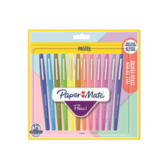 Markers PaperMate Flair Pastelli 12, 0,7mm hinta ja tiedot | Kirjoitusvälineet | hobbyhall.fi