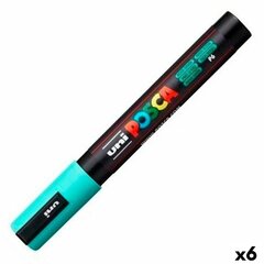 Marker Posca PC-5M, vihreä, 6 kpl hinta ja tiedot | Toimistotarvikkeet | hobbyhall.fi