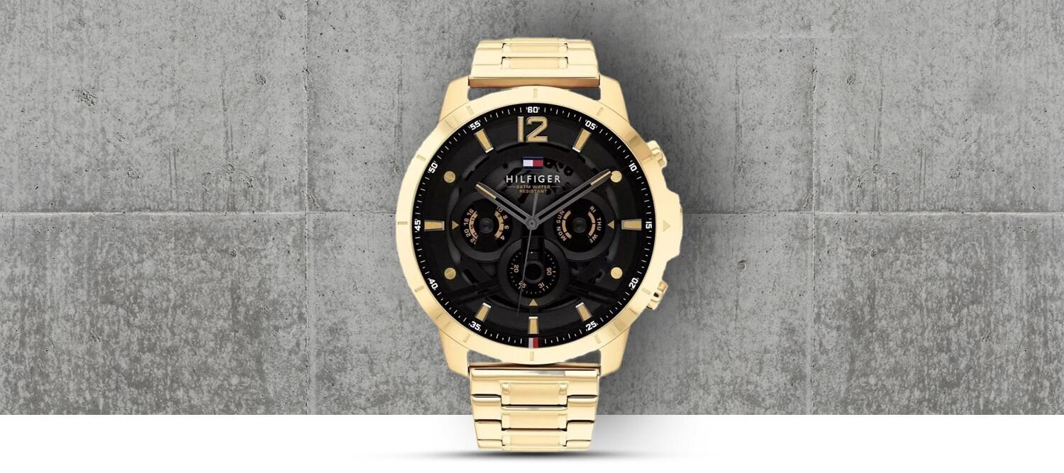 Tommy Hilfiger Luca Miesten kello 1710511 + LAATIKKO hinta ja tiedot | Miesten kellot | hobbyhall.fi