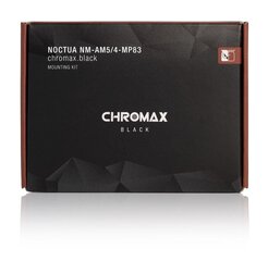 Noctua Asennussarja AM4/AM5- NM-AM5/4-MP83 Chromax.black hinta ja tiedot | Prosessorin jäähdyttimet | hobbyhall.fi