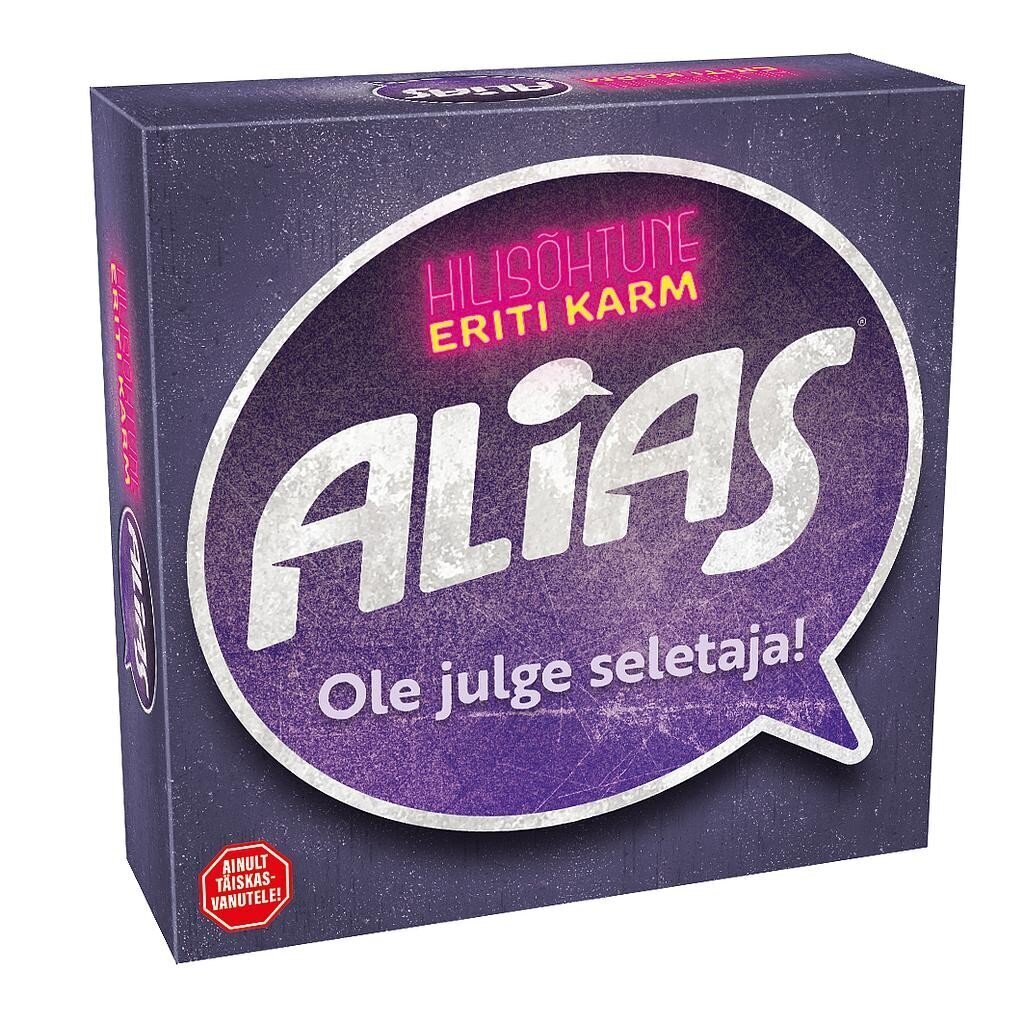 Taktinen lautapeli Myöhäisillan erittäin kova Alias hinta ja tiedot | Lautapelit ja älypelit | hobbyhall.fi