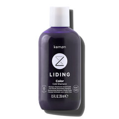 Kemon Liding Color Cold, Vaaleille, värjätyille tai dekoloroiduille hiuksille tarkoitettu kirkastava shampoo, 250 ml. hinta ja tiedot | Shampoot | hobbyhall.fi