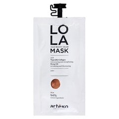 Artego LOLA Kauneusväri Hiusten väriä virkistävä naamio Choco, 20 ml hinta ja tiedot | Kasvonaamiot ja silmänalusaamiot | hobbyhall.fi