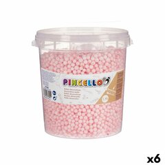 Polystyreenipallot Pincello, pinkki, 6 kpl hinta ja tiedot | Koristeet ja tarrat | hobbyhall.fi