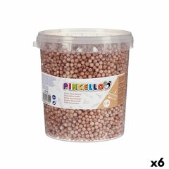 Polystyreenipallot Pincello, ruskea, 6 kpl hinta ja tiedot | Koristeet ja tarrat | hobbyhall.fi