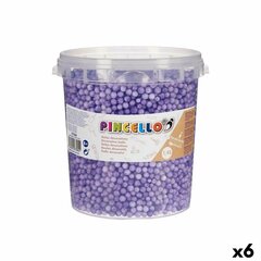 Polystyreenipallot Pincello, violetti, 6 kpl hinta ja tiedot | Koristeet ja tarrat | hobbyhall.fi