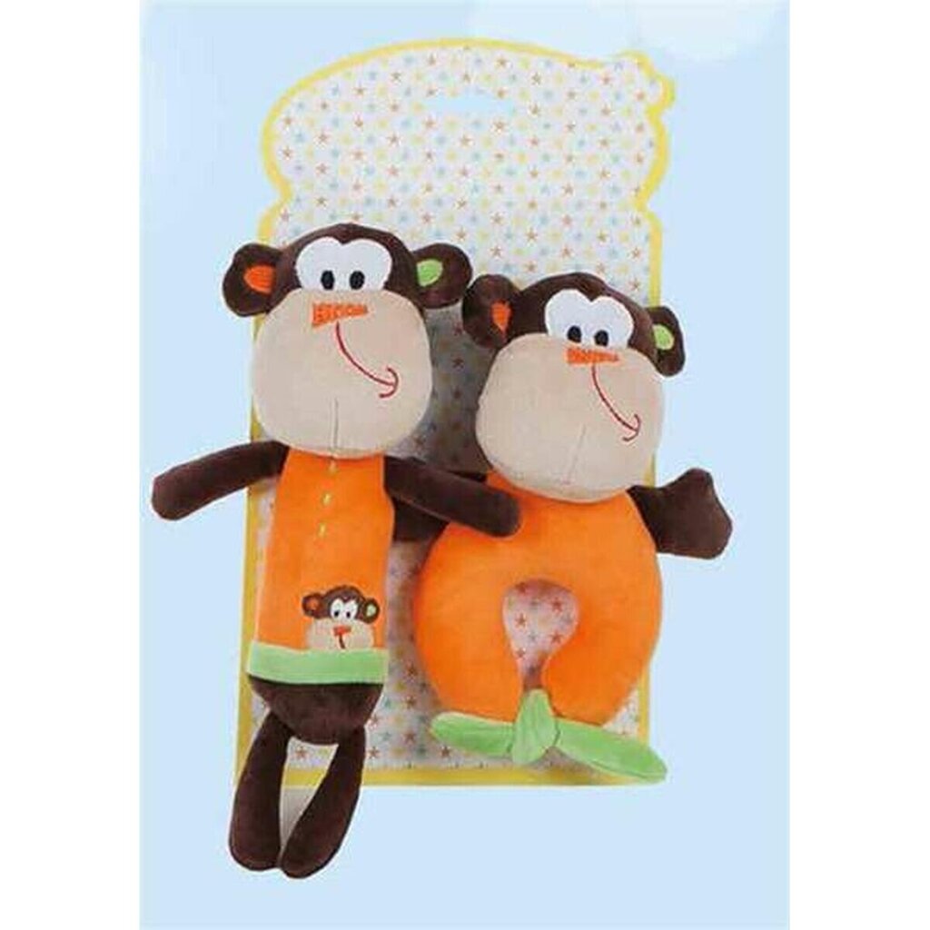 Pehmolelusarja Bigbuy Fun Monkey, 18 cm, 2 kpl hinta ja tiedot | Pehmolelut | hobbyhall.fi