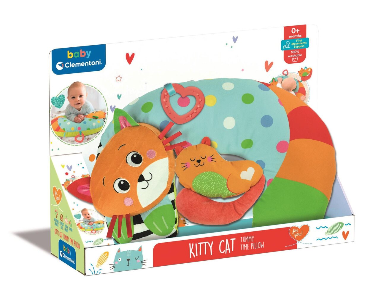 CLEMENTONI BABY kissanpentutyyny 17870 hinta ja tiedot | Imetystyynyt | hobbyhall.fi