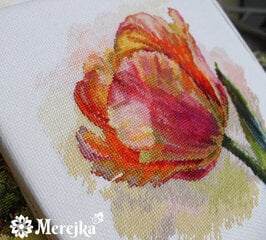 Ristipistopakkaus "Tulip" 21x21 SK247 hinta ja tiedot | Kirjontatarvikkeet | hobbyhall.fi