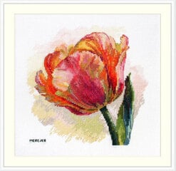 Ristipistopakkaus "Tulip" 21x21 SK247 hinta ja tiedot | Kirjontatarvikkeet | hobbyhall.fi