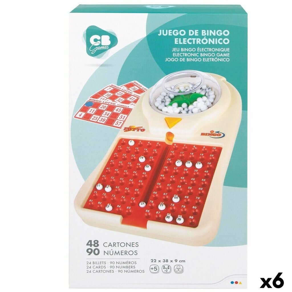 Lautapeli Bingo Colorbaby, 6 kpl. hinta ja tiedot | Lautapelit ja älypelit | hobbyhall.fi