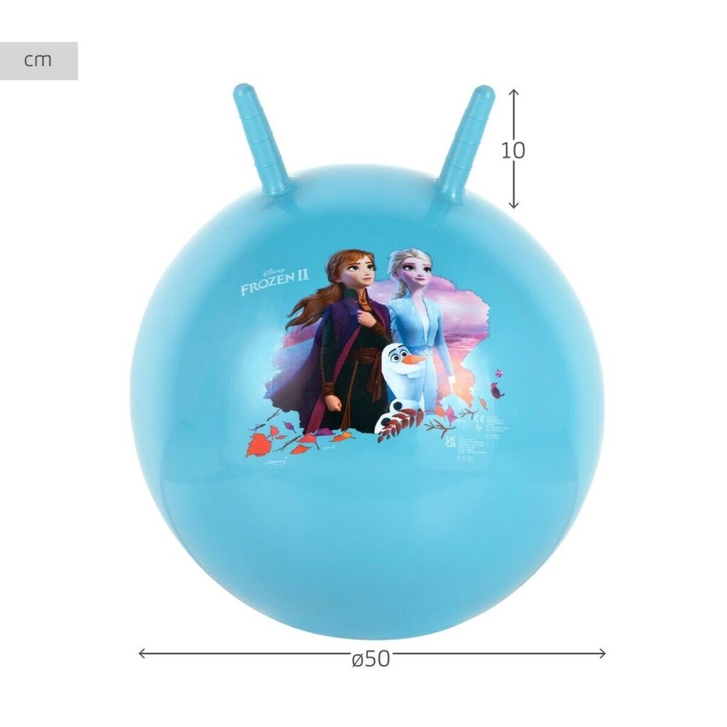 Hyppypallo Frozen, 45 cm, sininen hinta ja tiedot | Hiekkalelut ja rantalelut | hobbyhall.fi