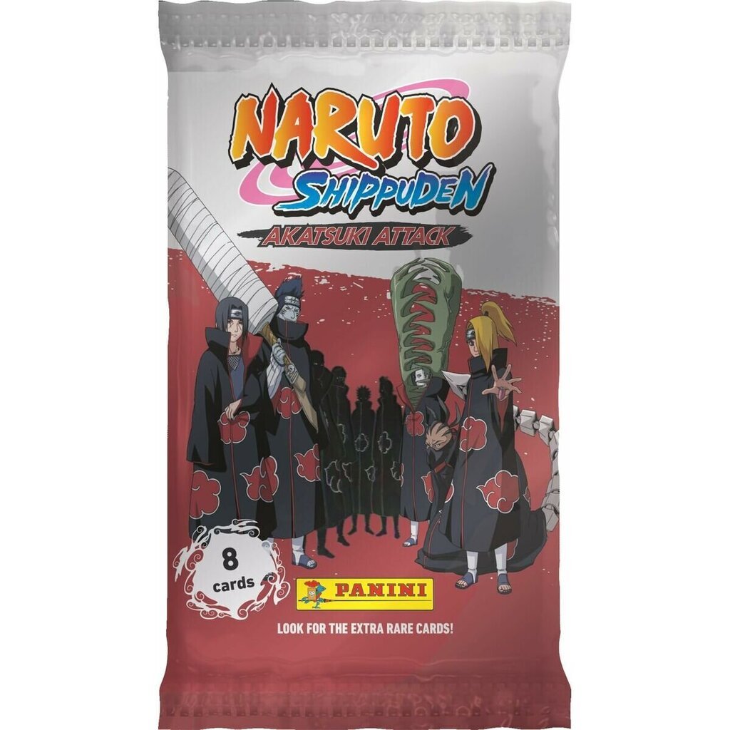 Naruto Shippuden: Akatsuki Attack Panini -kauppakorttisarja 12 hinta ja tiedot | Lautapelit ja älypelit | hobbyhall.fi