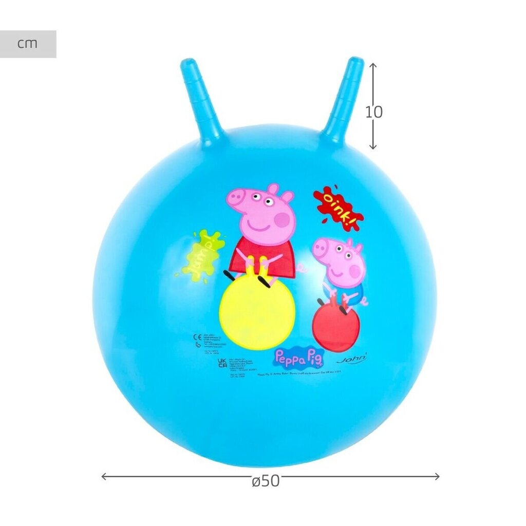 Hyppypallo Peppa Pig, 45 cm, sininen hinta ja tiedot | Hiekkalelut ja rantalelut | hobbyhall.fi