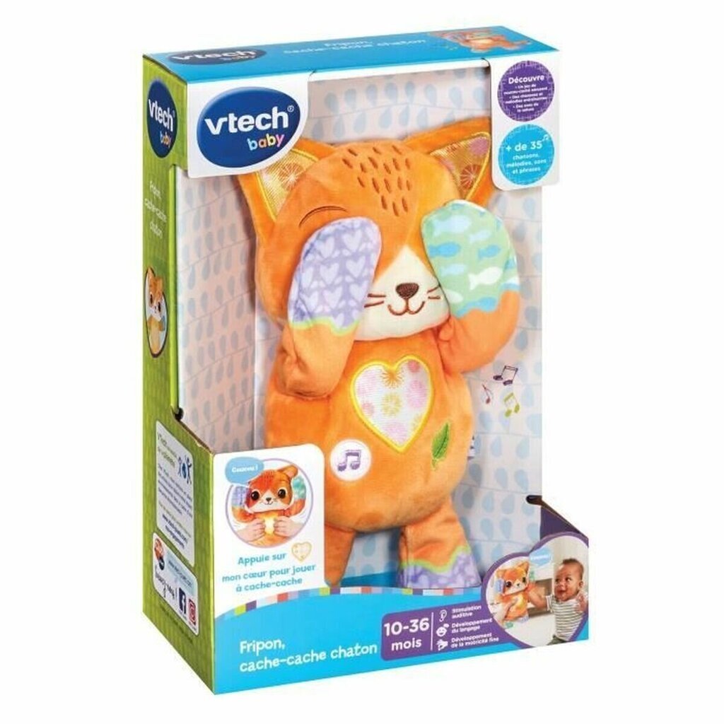 Koulutuskissa Vtech, oranssi hinta ja tiedot | Pehmolelut | hobbyhall.fi