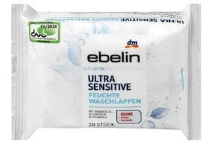 Ekologiset Ultra Sensitive Kosteuspyyhkeet 20 kpl - Hellävarainen Puhdistus (TUOTE SAKSASTA) hinta ja tiedot | Ebelin Lapset | hobbyhall.fi