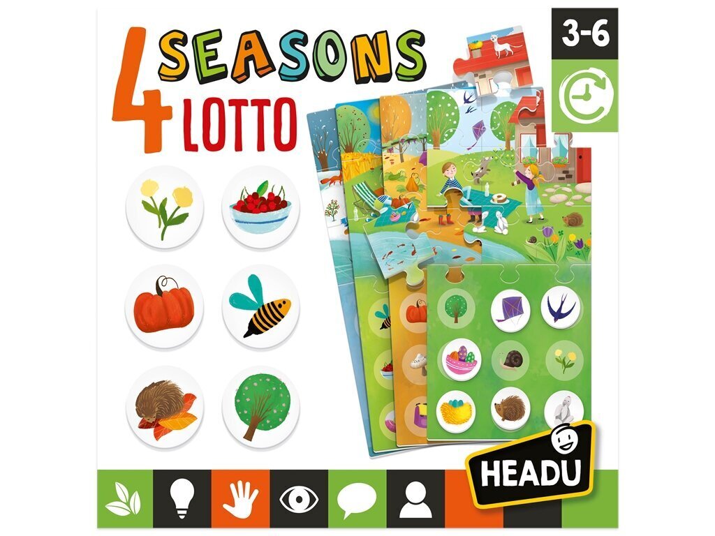 HEADU Lotto 4 kauden ikä 3-6 24155 hinta ja tiedot | Lautapelit ja älypelit | hobbyhall.fi