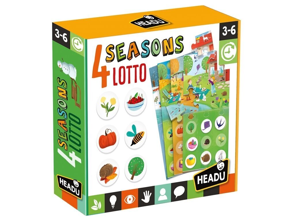 HEADU Lotto 4 kauden ikä 3-6 24155 hinta ja tiedot | Lautapelit ja älypelit | hobbyhall.fi