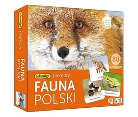 ADAMIGO Fauna Puolalainen Muistipeli Adamigo 07738 hinta ja tiedot | Lautapelit ja älypelit | hobbyhall.fi