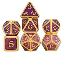 RPG Dice Merenneiton pyrstö 7 metallisen nopan sarja Dice RPG hinta ja tiedot | Lautapelit ja älypelit | hobbyhall.fi