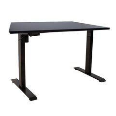 Sähköpöytä ERGO 140x80cm, musta hinta ja tiedot | Tietokonepöydät ja työpöydät | hobbyhall.fi
