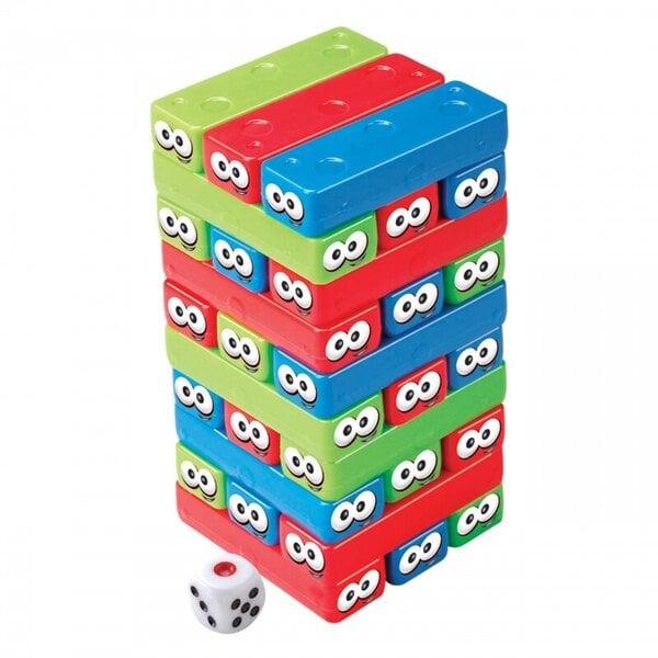 woopie vibrating tower jenga deck game -peli