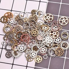 '200/50/20g tee itse antiikkimetallista steampunk-varusteet riipus kellon pyörän varusteet tuotantoon' hinta ja tiedot | Korujen valmistus ja helmikoristeet | hobbyhall.fi