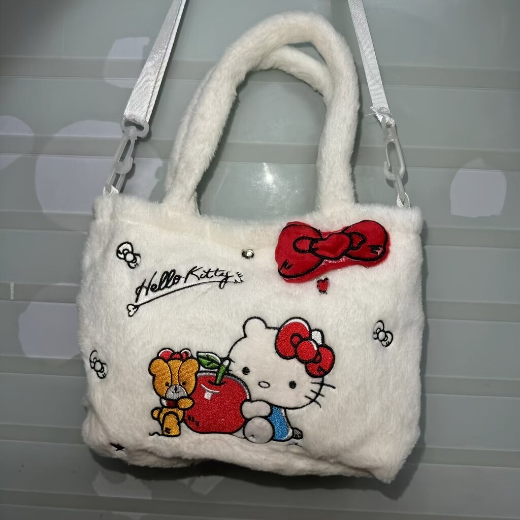 'koiran käsilaukku hello kitty pehmo säilytys crossbody kuromi söpö sarjakuva pehmo nukke melodia pehmolelu uusi joulu halloween uudenvuoden lahja kiitospäivä lahja juhlalahja ystävänpäivä lahja' hinta ja tiedot | Naisten käsilaukut | hobbyhall.fi