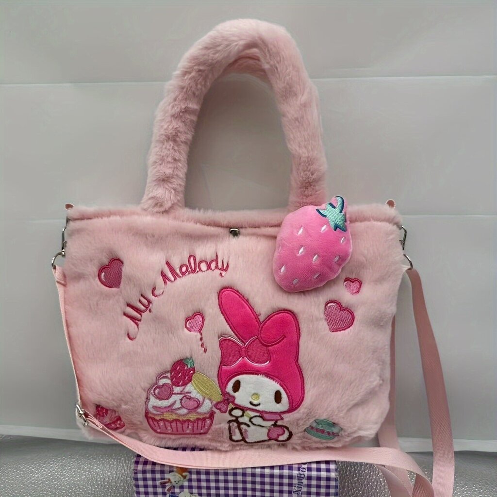 'koiran käsilaukku hello kitty pehmo säilytys crossbody kuromi söpö sarjakuva pehmo nukke melodia pehmolelu uusi joulu halloween uudenvuoden lahja kiitospäivä lahja juhlalahja ystävänpäivä lahja' hinta ja tiedot | Naisten käsilaukut | hobbyhall.fi