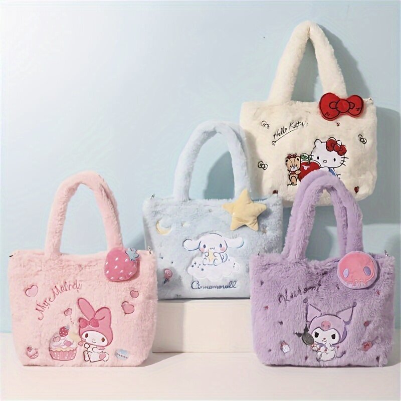 'koiran käsilaukku hello kitty pehmo säilytys crossbody kuromi söpö sarjakuva pehmo nukke melodia pehmolelu uusi joulu halloween uudenvuoden lahja kiitospäivä lahja juhlalahja ystävänpäivä lahja' hinta ja tiedot | Naisten käsilaukut | hobbyhall.fi