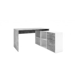Kirjoituspöytä Aatrium, 136x137x67 cm, valkoinen/harmaa hinta ja tiedot | Aatrium Huonekalut ja sisustus | hobbyhall.fi