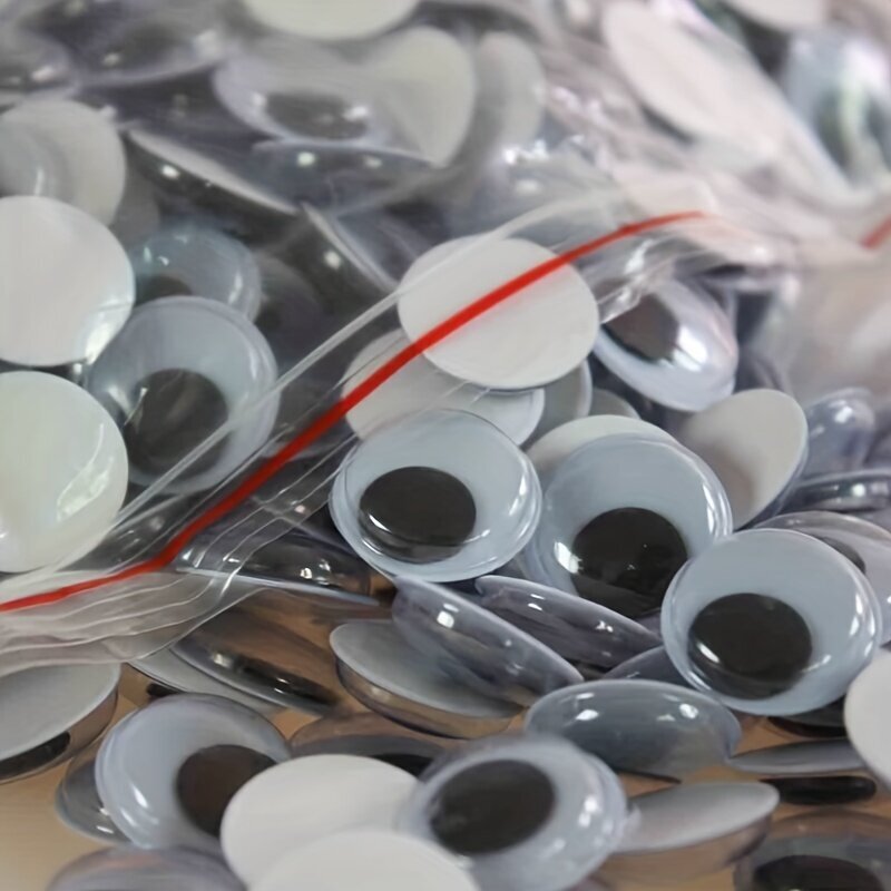 '100kpl / 500kpl wiggly googly eyes self' hinta ja tiedot | Pehmolelut | hobbyhall.fi