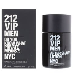 Carolina Herrera 212 VIP Men partavesi miehelle 100 ml hinta ja tiedot | Miesten ihonhoito | hobbyhall.fi