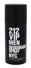Carolina Herrera 212 VIP Men deodorantti miehelle 150 ml hinta ja tiedot | Miesten ihonhoito | hobbyhall.fi