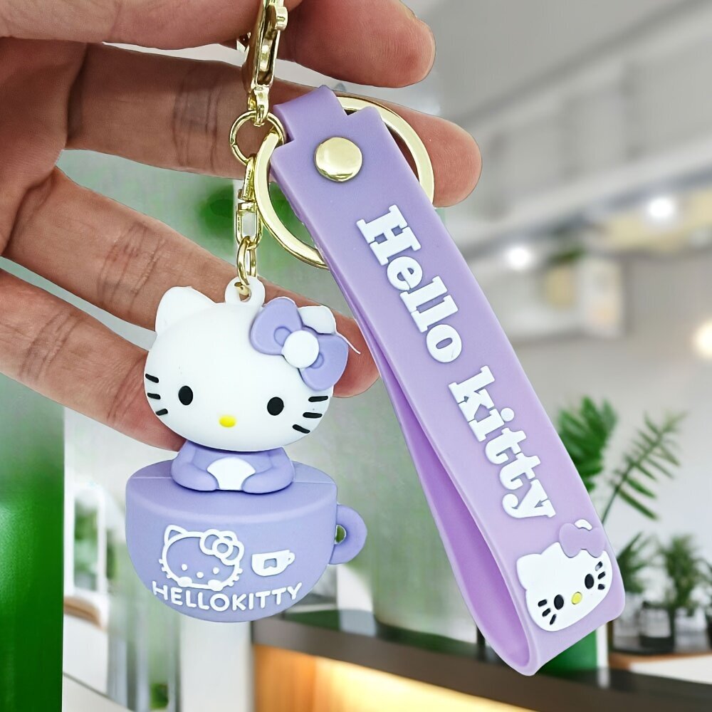 'Hello kitty avaimenperä sarjakuva anime söpö nukke riipus avaimenperä kawaii reppu laukku tarvikkeet koristeet syntymäpäivä joululahja' hinta ja tiedot | Pehmolelut | hobbyhall.fi