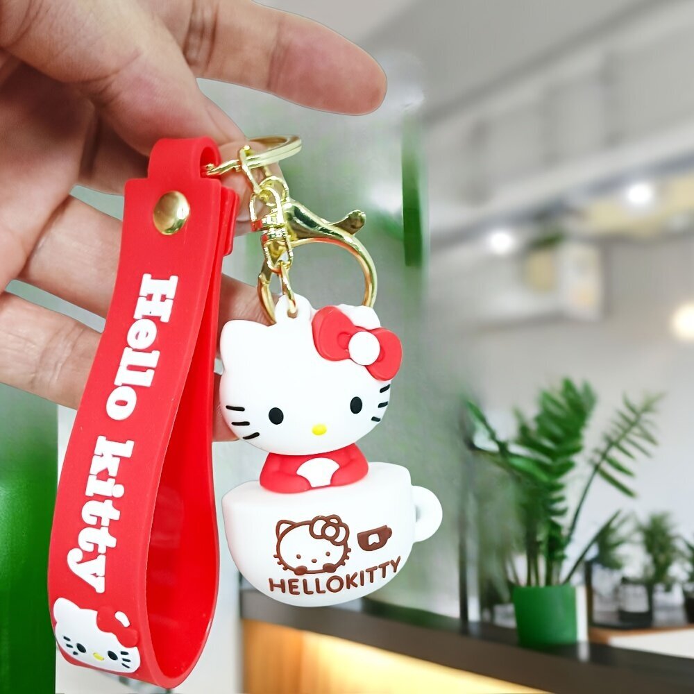 'Hello kitty avaimenperä sarjakuva anime söpö nukke riipus avaimenperä kawaii reppu laukku tarvikkeet koristeet syntymäpäivä joululahja' hinta ja tiedot | Pehmolelut | hobbyhall.fi