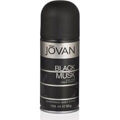 Jövan Musk Black deodorantti miehille 150 ml hinta ja tiedot | Jovan Hajuvedet ja kosmetiikka | hobbyhall.fi