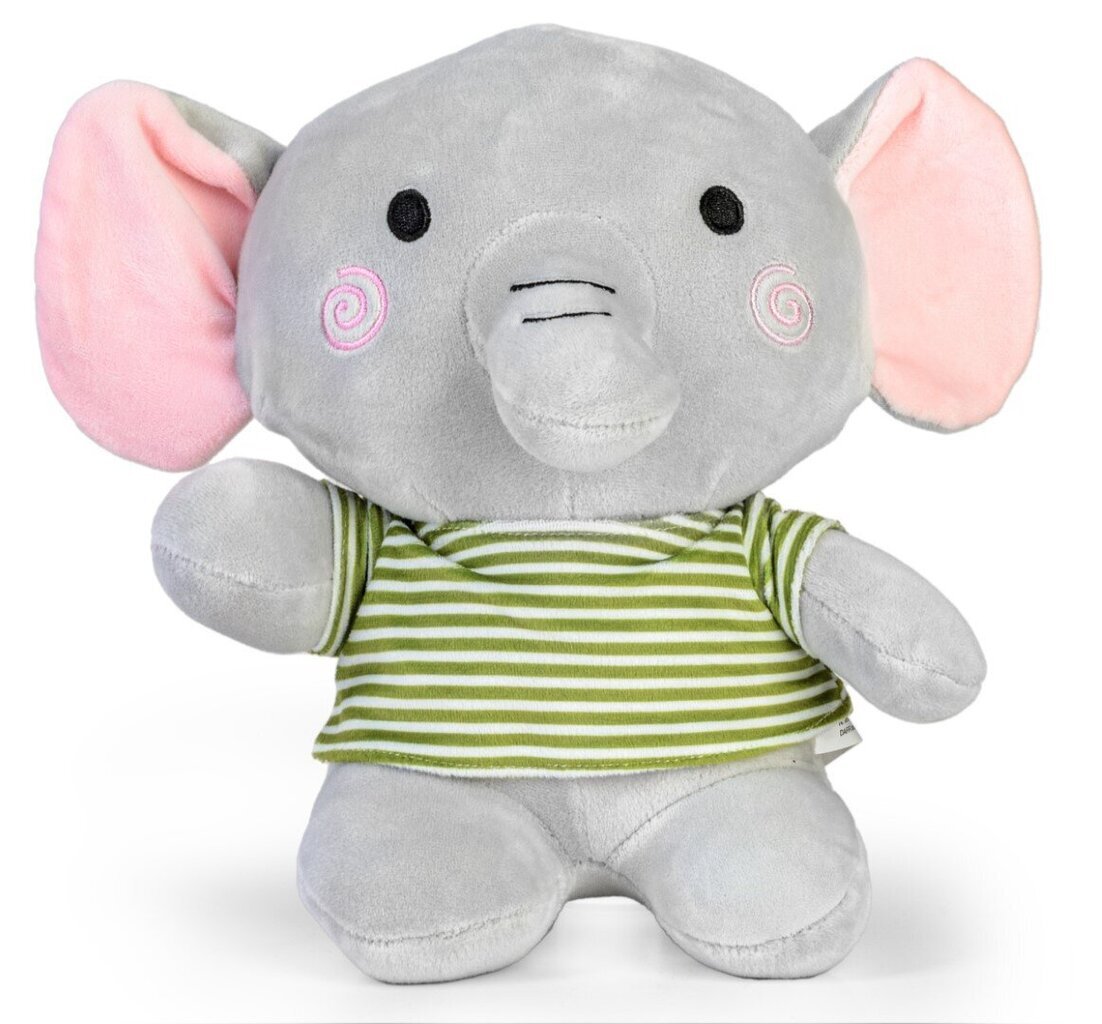 DAFFI Spandex Elephant T-paidassa 25cm B-682 26827 hinta ja tiedot | Pehmolelut | hobbyhall.fi