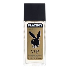 Spray-deodorantti Playboy Vip Men miehille 75 ml hinta ja tiedot | Miesten ihonhoito | hobbyhall.fi