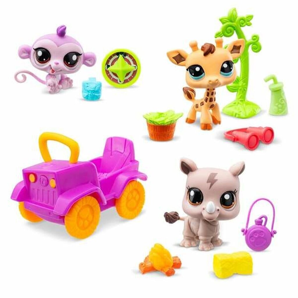 Figuurisetti Bandai Littlest Pet Shop Safari Set hinta ja tiedot | Tyttöjen lelut | hobbyhall.fi