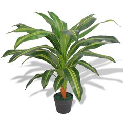 Keinotekoinen Dracena ruukulla, 90 cm, vihreä hinta ja tiedot | Keinotekoiset kukat | hobbyhall.fi