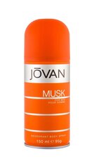 Jövan Musk deodorantti miehelle 150 ml hinta ja tiedot | Jovan Hajuvedet ja tuoksut | hobbyhall.fi
