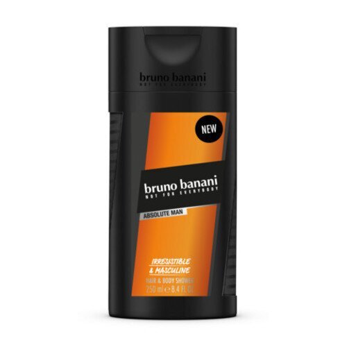 Bruno Banani Absolute Man suihkugeeli miehelle 250 ml hinta ja tiedot | Suihkusaippuat ja suihkugeelit | hobbyhall.fi