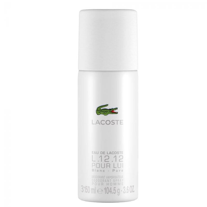 Lacoste Eau de Lacoste L.12.12 Blanc deodorantti miehelle 150 ml hinta ja tiedot | Miesten ihonhoito | hobbyhall.fi