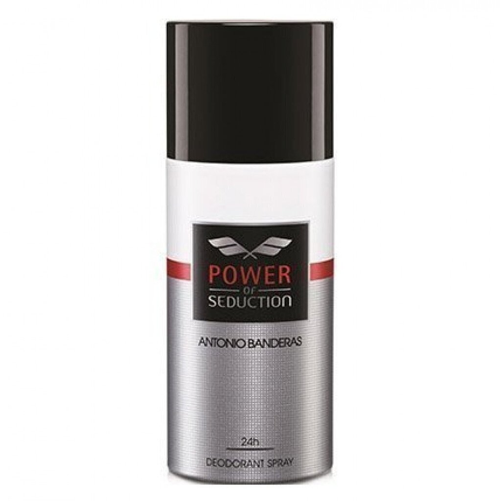 Suihkedeodorantti Antonio Banderas Power Of Seduction miehille, 150 ml. hinta ja tiedot | Miesten ihonhoito | hobbyhall.fi